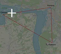 Казань - маршрут