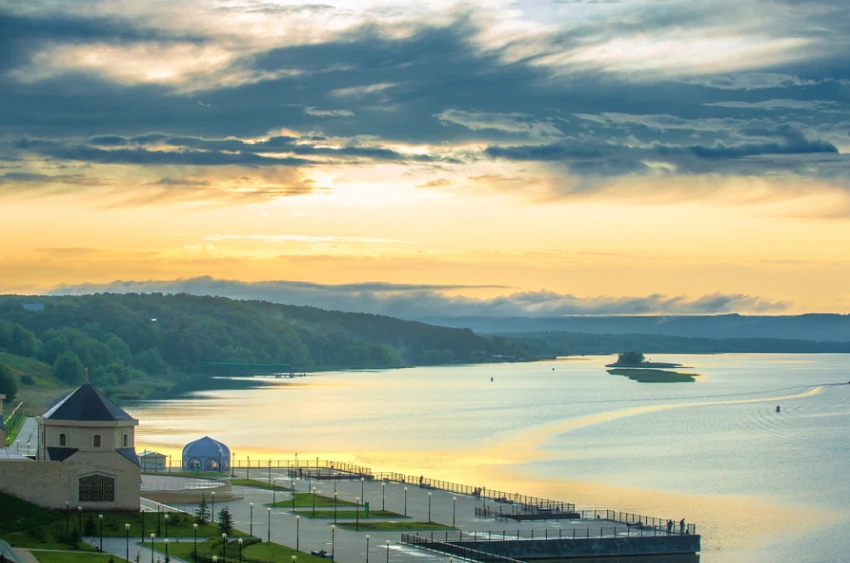 Вертолетная прогулка Казань - Свияжск - Казань